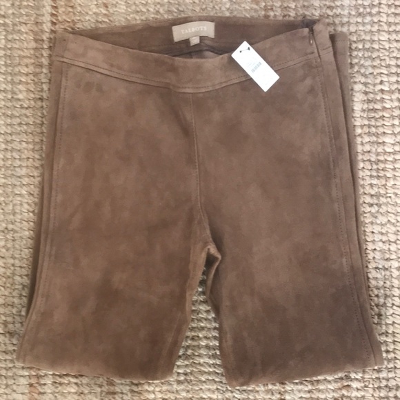 NEW Talbots Goat Suede slacks - Picture 2 of 6